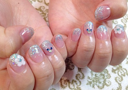 グリッター×エンボスFlower~ディズニーin Hawaii~