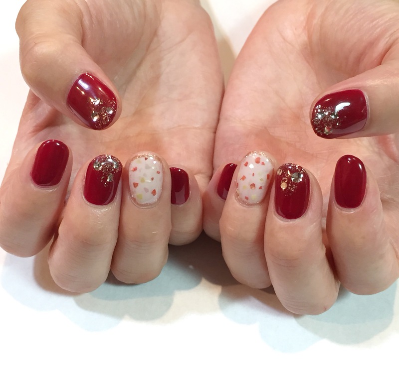 ボルドー×クラッシュシェル。