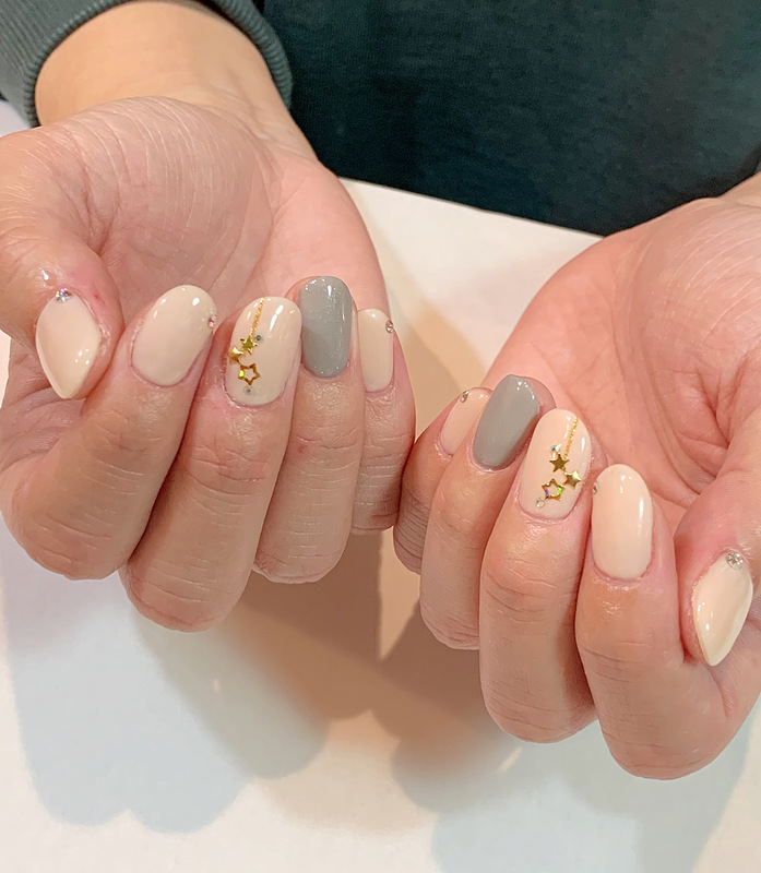 スターモチーフネイル。