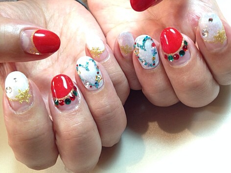 X’mas ハート型リース。