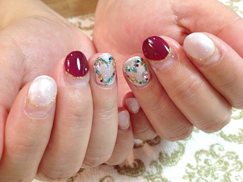 X’mas ハート型リース。