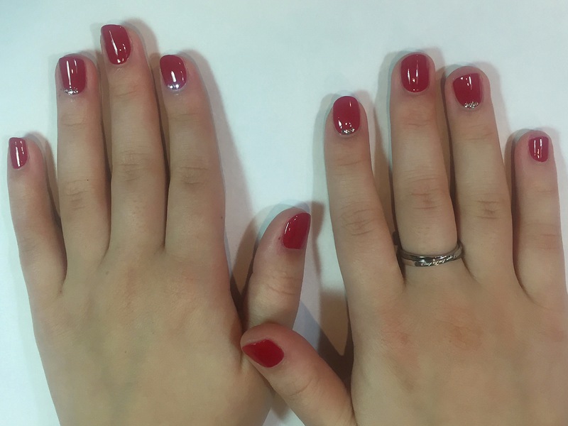 ケア・カラー☆　おうちで簡単オフ♪　速乾性ラッカーで早乾き♪