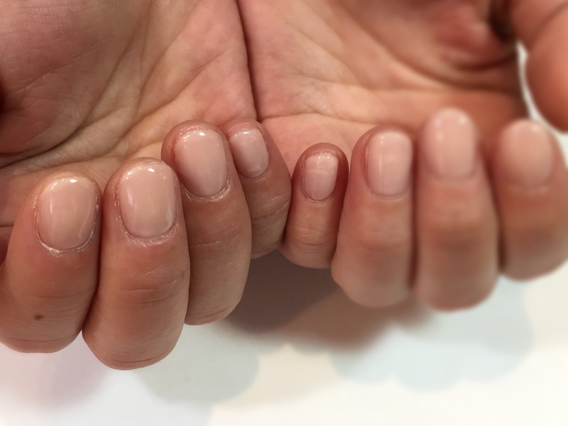 ワンカラーネイル。　ニュートピンク