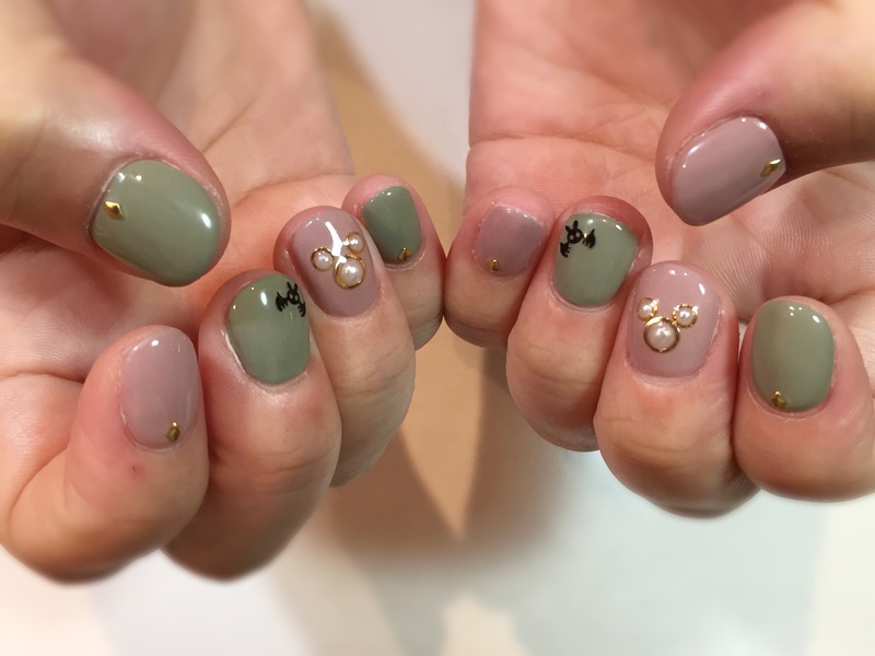 ディズニー・ハロウィンネイル。