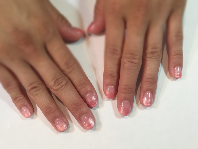 トマトオレンジ・グラデーション。