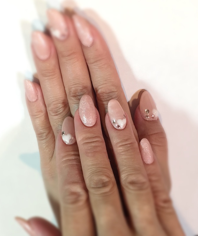 シュガーネイル×ぷっくりハート♡