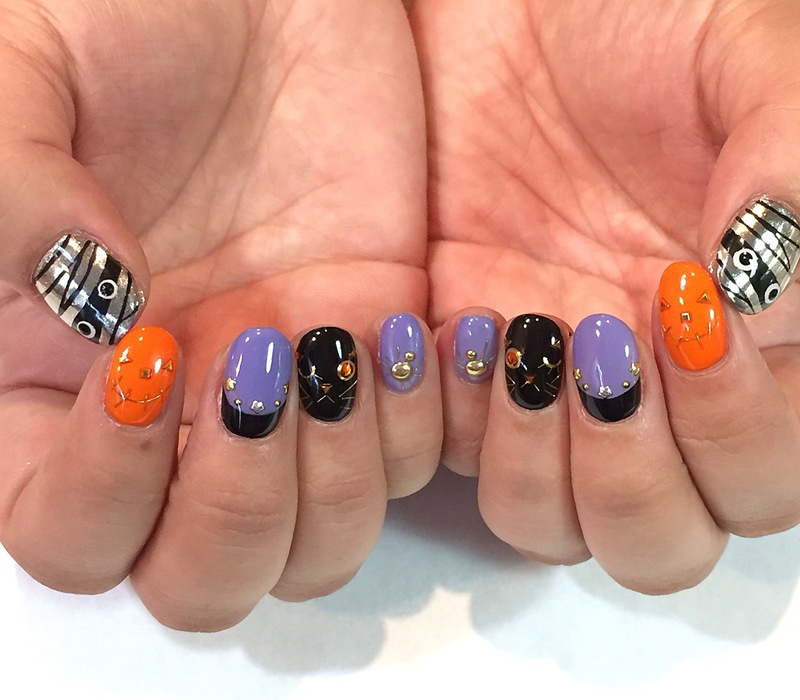 ワイヤーアートでハロウィンネイル★