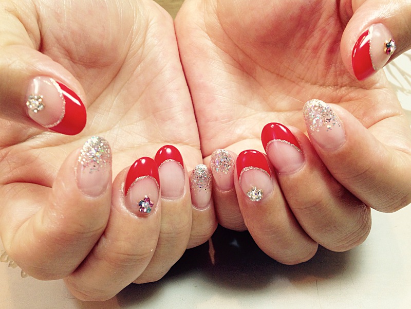 赤Ｆｒｅｎｃｈ、Ｄａｉｓｙビジュー。